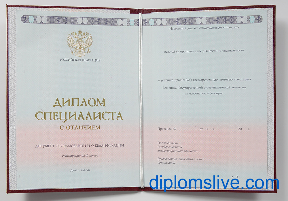 Диплом специалиста 2014-2019 год (с отличием) фото